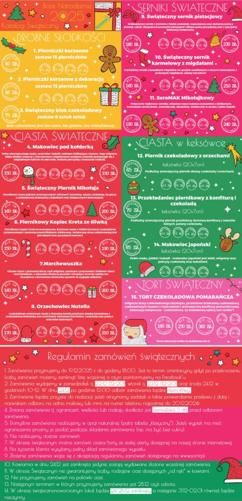 Boże Narodzenie 2025 - Cafe Sorrir