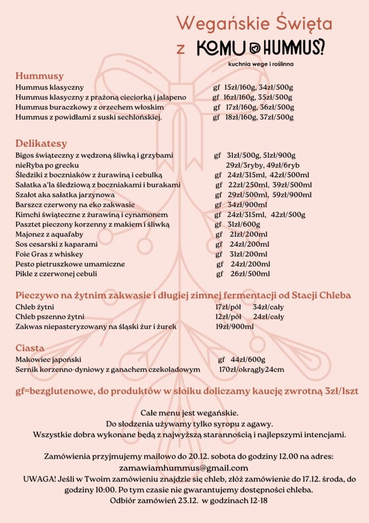 Boże Narodzenie 2025 - Komu Hummus