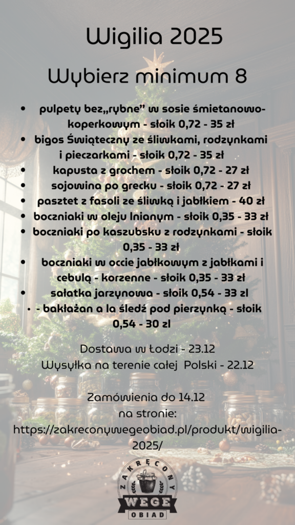 Boże Narodzenie 2025 - Zakręcony Wege Obiad